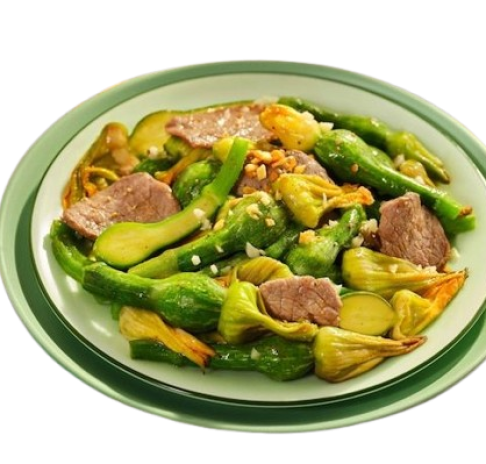 Bông bí xào bò