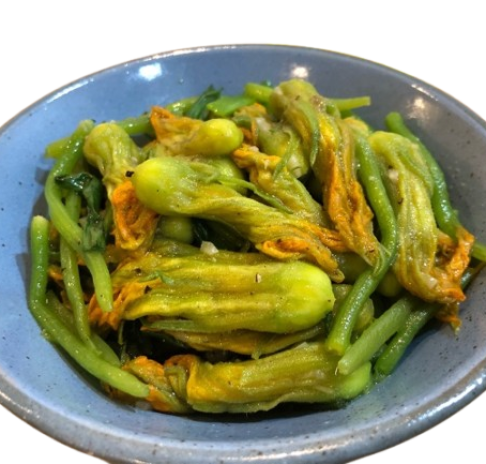Bông bí xào tỏi