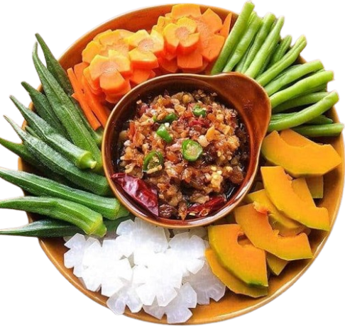Kho quẹt - Rau thập cẩm